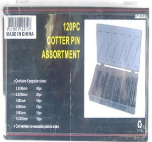 Cotter Pin Assortment 120pc